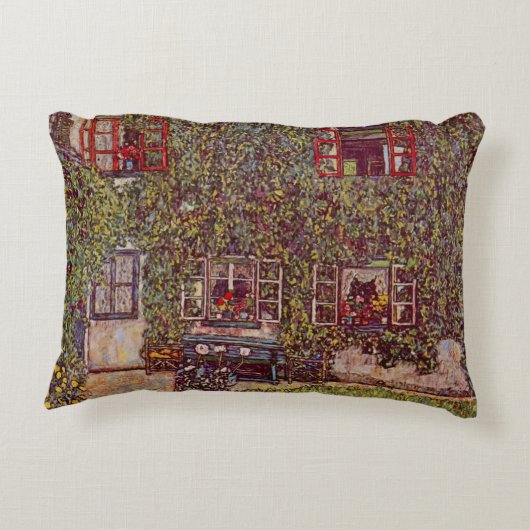 ハウスオブグアルダボシbyグスタフクリムトヴィンテージアート アクセントクッション (裏面)