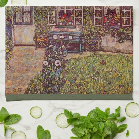 ハウスオブグアルダボシbyグスタフクリムトヴィンテージアート キッチンタオル (折り畳み)