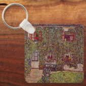 ハウスオブグアルダボシbyグスタフクリムトヴィンテージアート キーホルダー (正面)