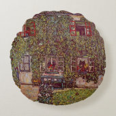 ハウスオブグアルダボシbyグスタフクリムトヴィンテージアート ラウンドクッション (正面)