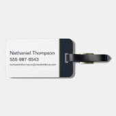 ハウスオブザドラゴン金ゴールド&グリーンニューイヤー | 恭喜發財 ラゲッジタグ (裏面横)