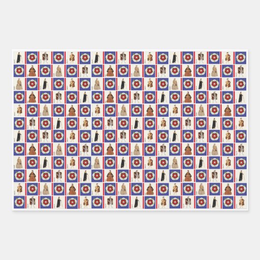 ハウスオブチューダーラッピング紙 ラッピングペーパーシート (正面)