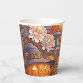 ハウスオブプグドッグ&ハロウィーン,秋,アートヌオーヴォ 紙コップ (正面)