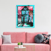 ハウスオブ招待状 キャンバスプリント (インサイチュ (リビング))