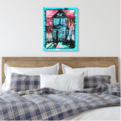 ハウスオブ招待状 キャンバスプリント (インサイチュ (寝室))