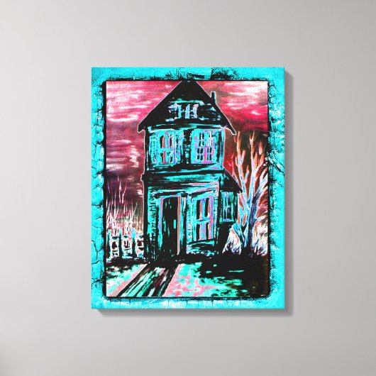 ハウスオブ招待状 キャンバスプリント (正面)