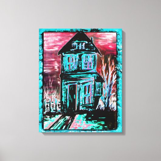 ハウスオブ招待状 キャンバスプリント (正面)