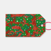 ハウスオブ迷彩柄クリスマスカモフラージュ ギフトタグ (正面(横))