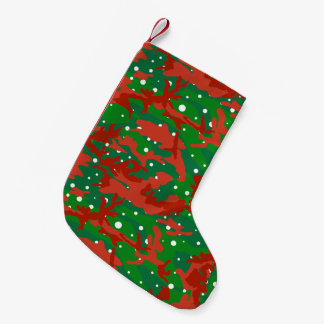 ハウスオブ迷彩柄クリスマスカモフラージュ スモールクリスマスストッキング