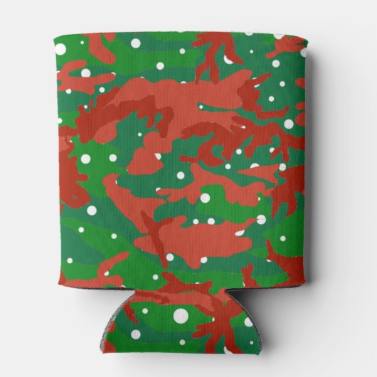 ハウスオブ迷彩柄クリスマスカモフラージュ 缶クーラー (裏面)
