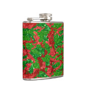 ハウスオブ迷彩柄クリスマスグリッターカモフラージュ フラスク (右)