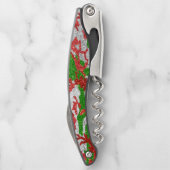 ハウスオブ迷彩柄シルバークリスマスパターン ソムリエナイフ (裏面)