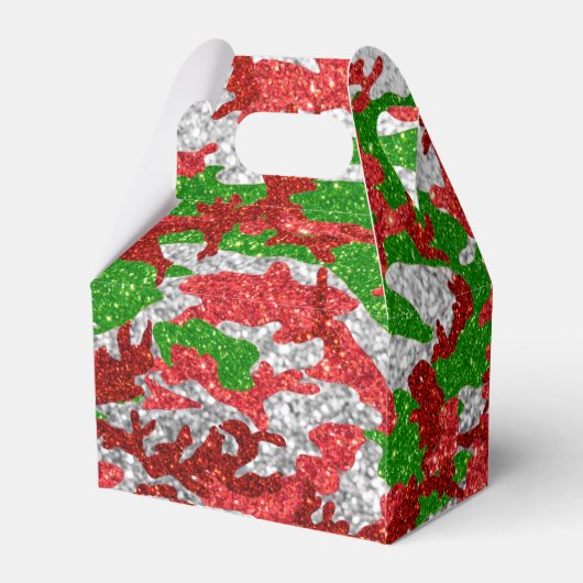 ハウスオブ迷彩柄シルバークリスマスパターン フェイバーボックス (裏面サイド)