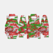 ハウスオブ迷彩柄シルバークリスマスパターン フェイバーボックス (折り畳みなし)