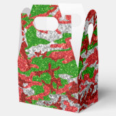 ハウスオブ迷彩柄シルバークリスマスパターン フェイバーボックス (オープン)