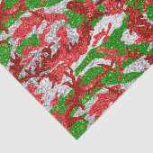 ハウスオブ迷彩柄シルバークリスマスパターン 薄葉紙 (詳細)