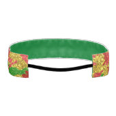 ハウスオブ迷彩柄金ゴールドクリスマスパターン アスレチックヘッドバンド (裏面)