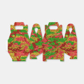 ハウスオブ迷彩柄金ゴールドクリスマスパターン フェイバーボックス (折り畳みなし)