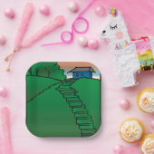 ハウスオンアグリーンヒル ペーパープレート (パーティー)