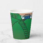 ハウスオンアグリーンヒル 紙コップ (正面)