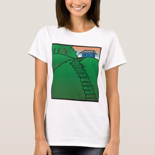 ハウスオンアグリーンヒル Tシャツ (正面)