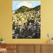 ハウスオンザヒルサイドアートフェティエ抽象芸術 キャンバスプリント (インサイチュ (リビング))