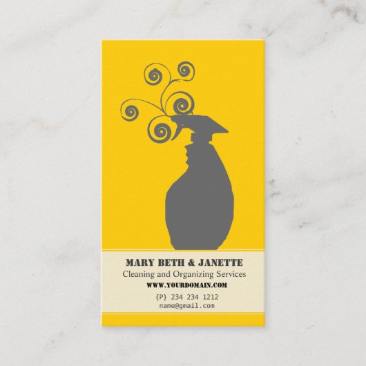 ハウスオージニエレガントングハウスキーピングサービス 名刺 (正面)