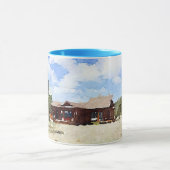 ハウスカントリー独身のリビングウォーターカラー マグカップ (中央)
