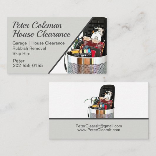 ハウスガレージクリアランス 名刺 (正面/裏面)