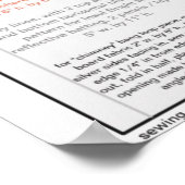 ハウスキッチンホルダー裁縫パターンダウンロード ポスター (角)