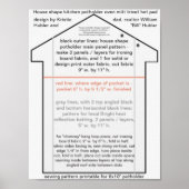 ハウスキッチンホルダー裁縫パターンダウンロード ポスター (正面)