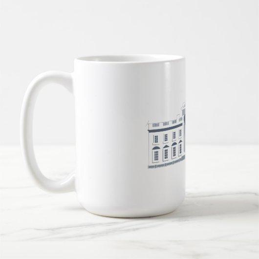 ハウスキャットUSAホワイトハウスキャットレディーコーヒーマグ コーヒーマグカップ (左)