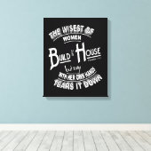 ハウスキャンバスの作成 キャンバスプリント (インサイチュ (ウッドフロア))