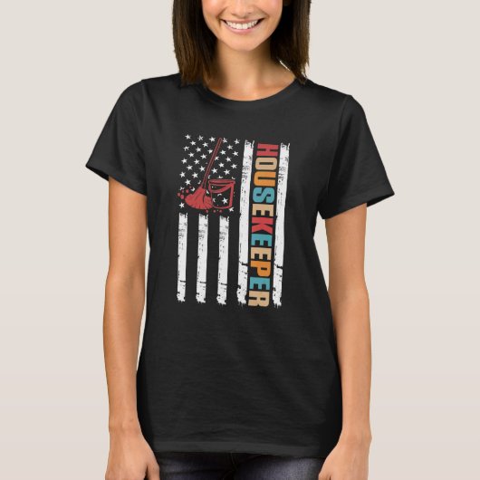 ハウスキーパーハウスキーピングハウスヘルプサービス2 Tシャツ (正面)