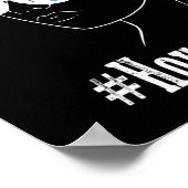 ハウスキーパーライフハウスキーピングクリーニングラバーグラフ ポスター (角)