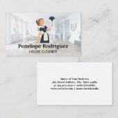 ハウスキーパーレディ | リビングモダンルーム 名刺 (正面/裏面)