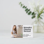 ハウスキーパー清掃ストーブ 名刺 (スタンド正面)