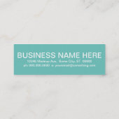 ハウスキーピングお客モダン様の評価(正方形) ロイヤリティカード (裏面)