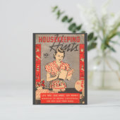 ハウスキーピングのヒント 10セント ヴィンテージ ポストカード (スタンド正面)