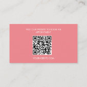 ハウスキーピングサービスハンドクリーニングスプレーQRコード 名刺 (裏面)