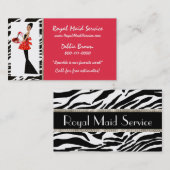 ハウスキーピングディバビジネスカード 名刺 (正面/裏面)