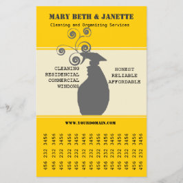 ハウスキーピングハウスウィンドウクリーニング事業 チラシ