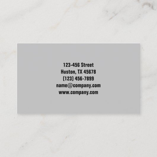 ハウスキーピングハウスキーパーフロアカーペットクリーニング 名刺 (裏面)