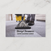 ハウスキーピングハウスキーパーフロアカーペットクリーニング 名刺 (正面)