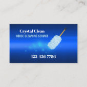 ハウスキーピングハウスキーパーメイドサービスクリーナー 名刺 (正面)