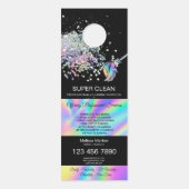 ハウスキーピングハウスクリーニングメイドジャニター ドアノブサイン (正面)