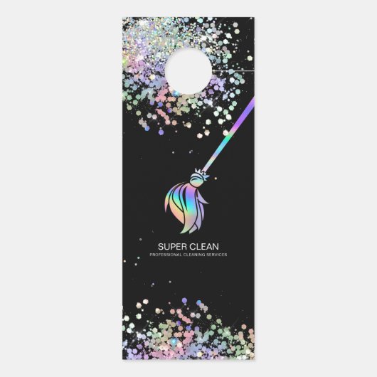 ハウスキーピングハウスクリーニングメイドジャニター ドアノブサイン (裏面)