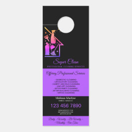 ハウスキーピングハウスクリーニングメイドジャニター ドアノブサイン