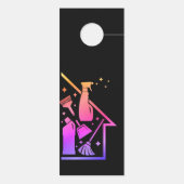 ハウスキーピングハウスクリーニングメイドジャニター ドアノブサイン (裏面)