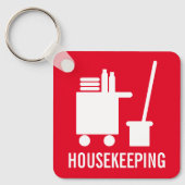 ハウスキーピングホテルルーム清掃カスタム用キーチェーン キーホルダー (正面)